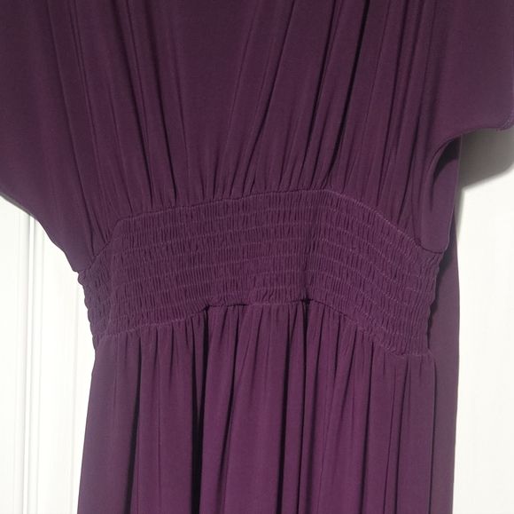 Elegant Purple Women's Dress - Picture 5 of 8
